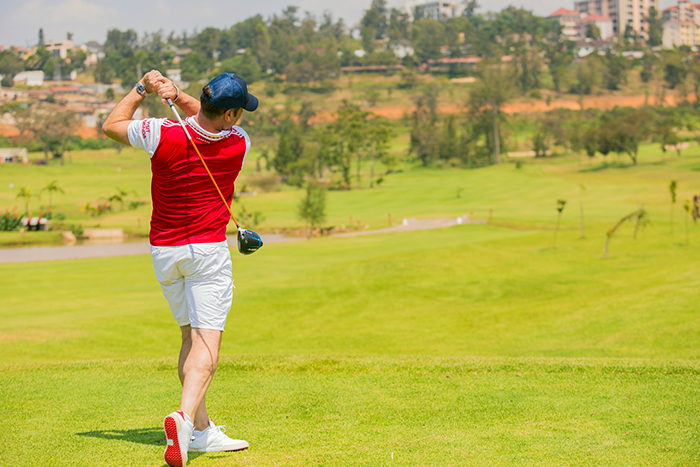 Tee-off at the world class Kigali Golf Course